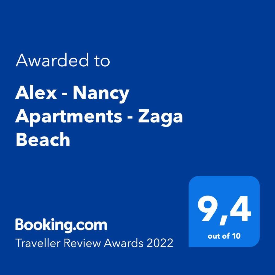 Alex - Nancy Apartments - Zaga Beach Koróni Eksteriør bilde
